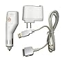 Apple iPod USB Travel Kit with Car Charger/ Travel Adapter/ Cable- White