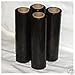 4 Rolls Black Hand Pallet Shrink Wrap Opaque Film Plastic Stretch Film 18