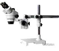 TRINOCULAR 7x -45x STEREO *ZOOM* MICROSCOPE BOOM MOUNT
