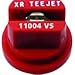 TeeJet XR Extended Range Spray Nozzle XR11004VS - 110Â° - 0.4 GPM - Red (Pack of 12)