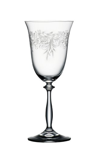 Bohemia Cristal 093/006/012, Romance, 6 bicchieri da vino, 350 ml [Importato da Germania]