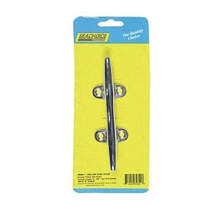 HOLLOW BASE CLEAT chrome plated polished cast brass by