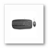 Logitech 967524-0403 Deluxe Desktop Optical Black
