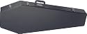 Coffin Case G-185 Universal Wood Guitar Case,  Black Exterior with Red Interior