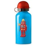 Crocodile Creek Eco Kids Stainless Steel Water Bottle - Robot