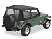 Bestop Replace A Top -51120-15- Color: Black Denim/ incl. Half Door Skins / Clear Windows / Fits: 88-95 Jeep Wrangler YJ Image