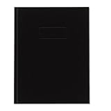 Blueline Business Notebook, Black, 192 Pages, 9-1/4 Inches x 7-1/4 Inches