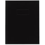 Blueline Business Notebook, Black, 192 Pages, 9-1/4 Inches x 7-1/4 Inches