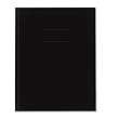 Blueline Business Notebook, Black, 192 Pages, 9-1/4 Inches x 7-1/4 Inches