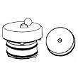 PPP Mfg. 10-300 Flip-it Tub Stopper And Fit All Face Plate