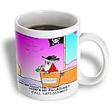 Londons Times Famous People Places Books Cartoons - PIRATE SAFETY - Mugs