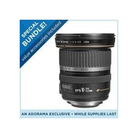 Canon EF-S 10-22mm f/3.5-4.5 USM Zoom Lens - U.S.A. Warranty. - Special Promotional Bundle
