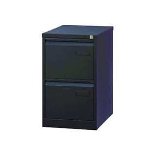 Bisley Light Hängeregistraturschrank Light 2 Schübe 1-bahnig schwarz