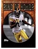 2009 Topps #RH43 Santonio Holmes RH - Pittsburgh Steelers (Ring of Honor - Super Bowl MVP)(Football Cards)