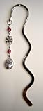 Laugh Often/ Love Much Bookmark with Pink Swarovski Crystal