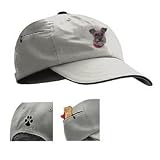 Baseball Cap with Schnauzer Face Image
