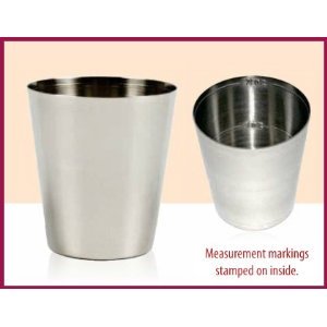 Stainless Steel Shot Glass Cup, 2oz. Great for Bar, Travel, Outdoor Party, Boating & Fishing!