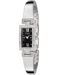 Womens White Swarovski Crystal Silver Tone Base Metal Bangle