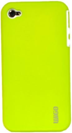 WiGO GOODS LLC FOMO-3265 FOMO 2 Piece Series, Hard Protective Case for iPhone 4 - 1 Pack - Carrying Case - Retail Packaging - Green/White