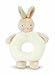 Bunnies By The Bay Bunny Ring Rattle, White