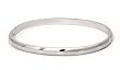 Silver Plain Bangle Bracelet, Size: 5mm