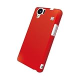 iBUFFALO docomo AQUOS PHONE SH-01D ソフトケース【TPU素材】液晶保護フィルム付(レッド) BSMPSH01DTRD