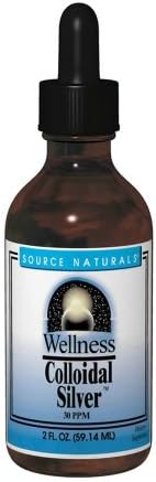 SOURCE NATURALS BONUS Wellness Colloidal SilverTM 30 ppm 2+2fl oz 4 OZ