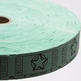 Green Star Ticket Roll