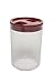 Click Clack Pantry Canister, 4.2-Quart, Red Lid