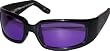 Porn Star Optics PRODUCER Black Sunglasses with Purple Polycarbonate Lenses