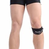 Knee Support Strap, Patella Band in Black by Yaffa-Sport. In UK