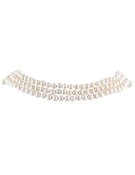 Sterling Silver Amethyst and Freshwater Cultured Pearl Necklace, 18"