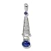 Sterling Silver Lapis Pendant by Sajen
