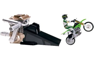 Childrens Toyshop  Toys : Hot Wheels - Power Rev Motobike