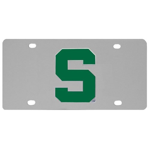 Michigan State Spartans Logo License Plate - NCAA College Athletics - Fan Shop Merchandise