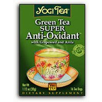 YOGI TEA - Yogi Super Anti-Oxidant Green Tea - 6 Boxes/16 bags each