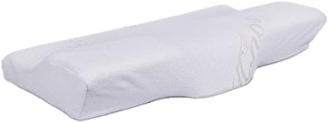 H.nos Butterfly Neck Pillow Health Nursing Slow Rebound Memory Pillow Health Nursing (White)