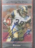 Steven Jackson, St. Louis Rams, 2007 Bowman Chrome Autographed Card