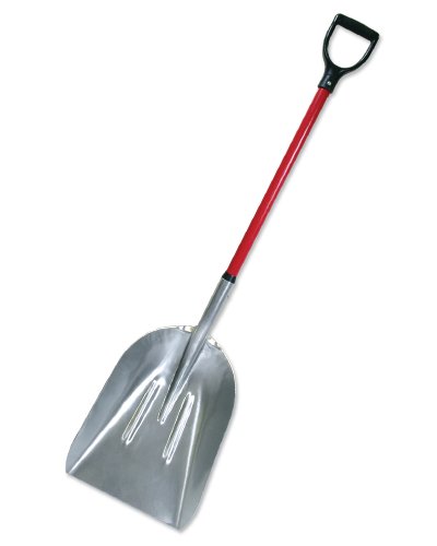 Bully Tools 92410 Aluminum Scoop with Fiberglass Handle and D-Grip
