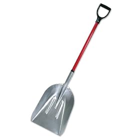 Bully Tools 92410 Aluminum Scoop with Fiberglass Handle and D-Grip by Bully