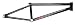Sporting Goods : Proper TTL BMX Bike Frame - 21.2 Inch - Trans Black