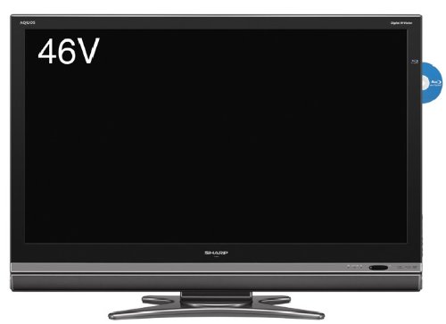 【エコポイント対象商品】 SHARP 46V型 ブルーレイ内蔵フルハイビジョン液晶テレビ ブラック系 LC-46DX2-B