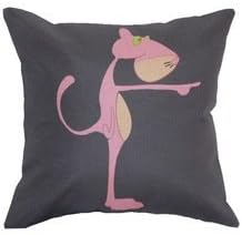 Kieffer shop Lovely Pink Cartoon Animal T 18*18 inch cotton pillowcase