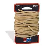 Solid Suede Lace 1/8 Wide Carded 8 Yards - Beige