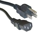 Japan Power Cord, Black, 3 prong, 6 ft