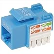Belkin R6D024-AB5EBL25 25PK CAT5E BLUE KEYSTONE JACK 568A/568B