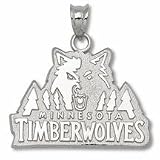 Minnesota Timberwolves Sterling Silver Pendant