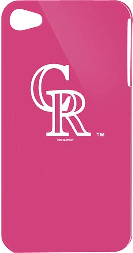 Tribeca  FVA4528 Varsity Jacket Pink Solo for iPhone 4, Colorado Rockies - Pink