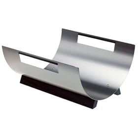 Blomus Stainless-Steel Chimo Round Wood Rack