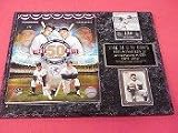 Yankees Mickey Mantle Roger Maris 2 Card Collector Plaque 50th ANNIVERSARY